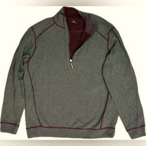 Tommy Bahama reversible men’s half zip size L